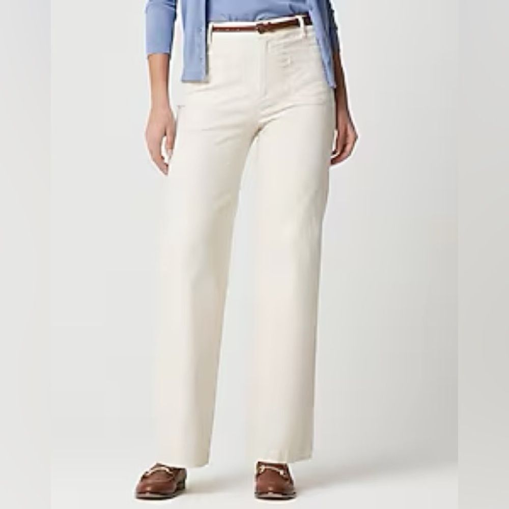 NWT J. Crew Patch-pocket Wide-leg Pant sz 30